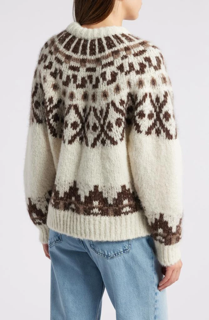 FRAME Fair Isle Alpaca Blend Sweater 2