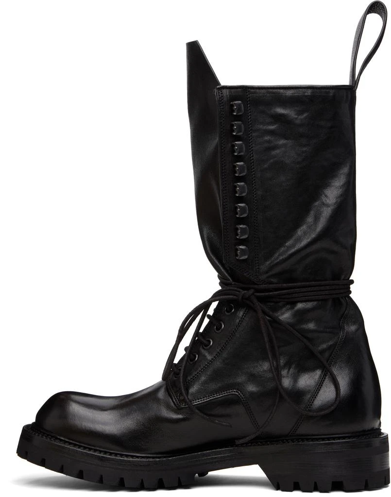 Rick Owens Black Concordians Army Boots 3