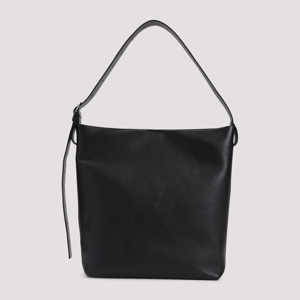 Jil Sander Black Cannolo Grande Padded Bag - Bags - Free