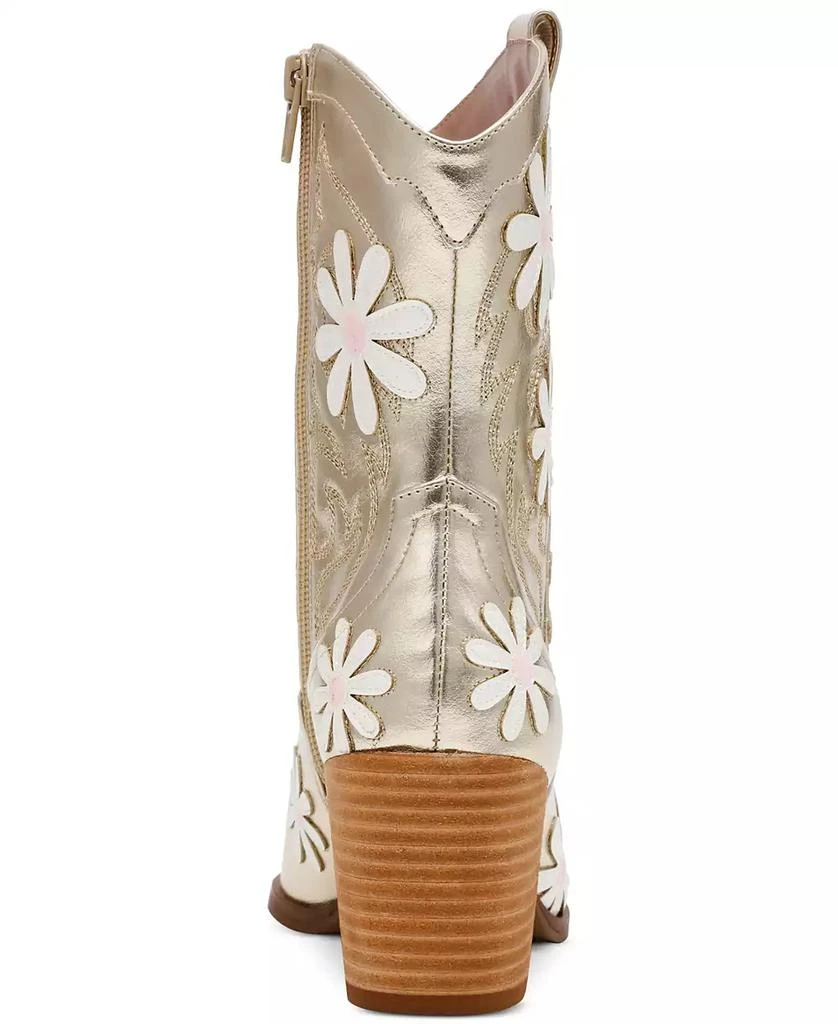 Betsey Johnson Women's Teddy Daisy Western Booties 3