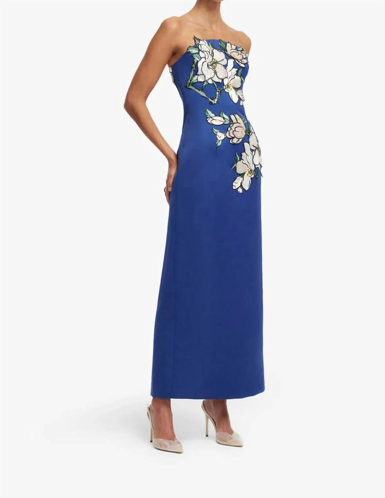 LEO LIN Leo Lin - Ava Applique Floral Bustier Maxi Dress 3