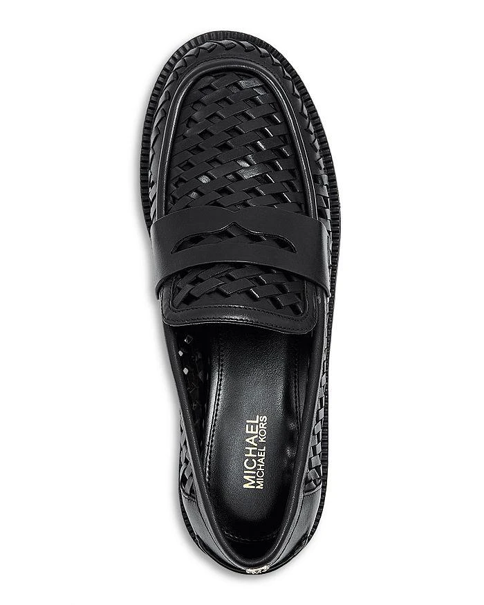 Michael Kors Michael Kors Women's Eden Woven Penny Loafers 3