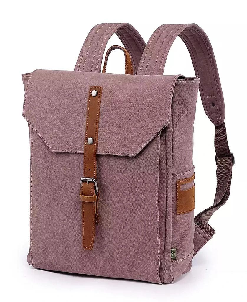 TSD BRAND Sunny Trail Canvas Backpack Handbag 8