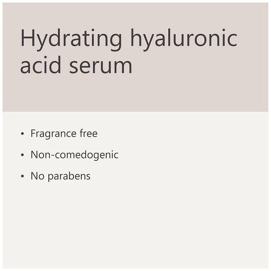 Walgreens Hydrating Hyaluronic Acid Serum Fragrance Free 6