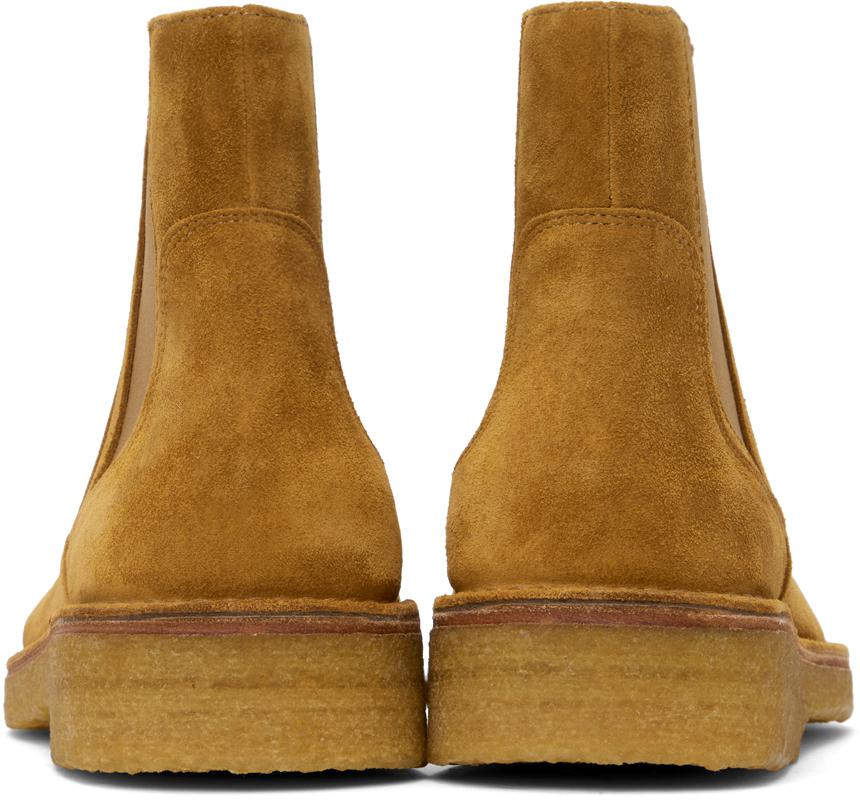 A.P.C. Tan Theodore Chelsea Boots