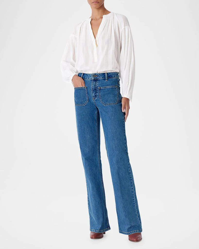 VANESSA BRUNO High-Rise Denim Jeans 4
