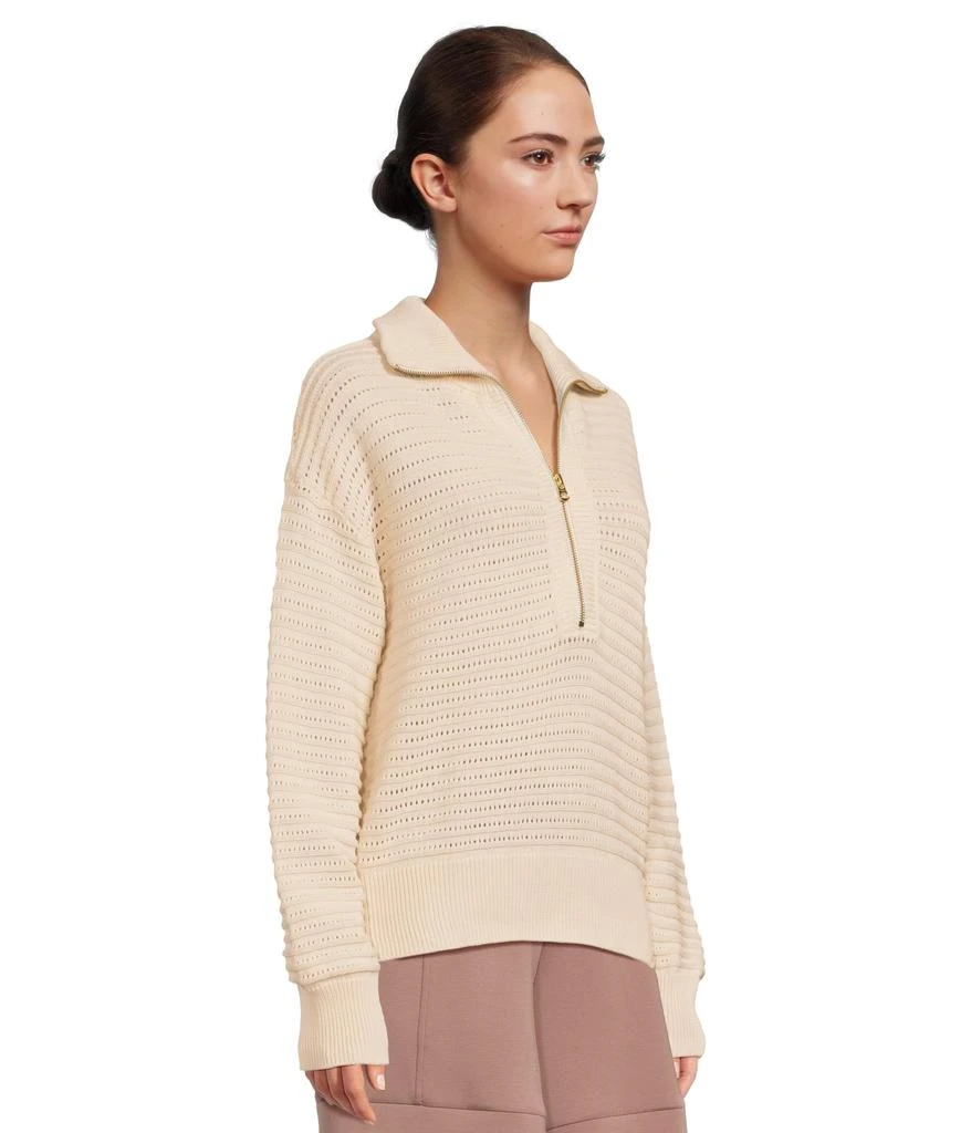Varley Tara Pointelle 1/2 Zip 2