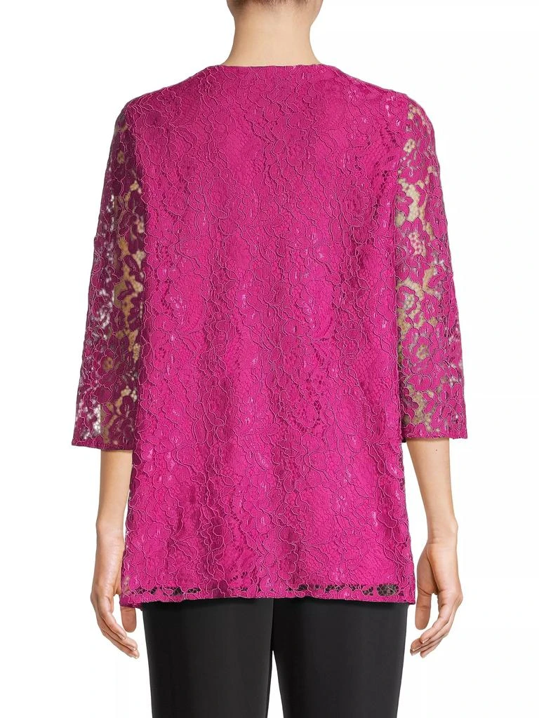 Caroline Rose Floral Lace Tunic Top 5