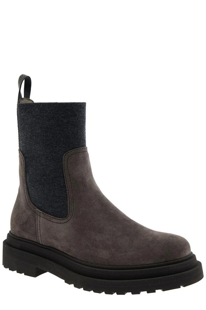 Brunello Cucinelli Brunello Cucinelli Round Toe Chelsea Boots 2