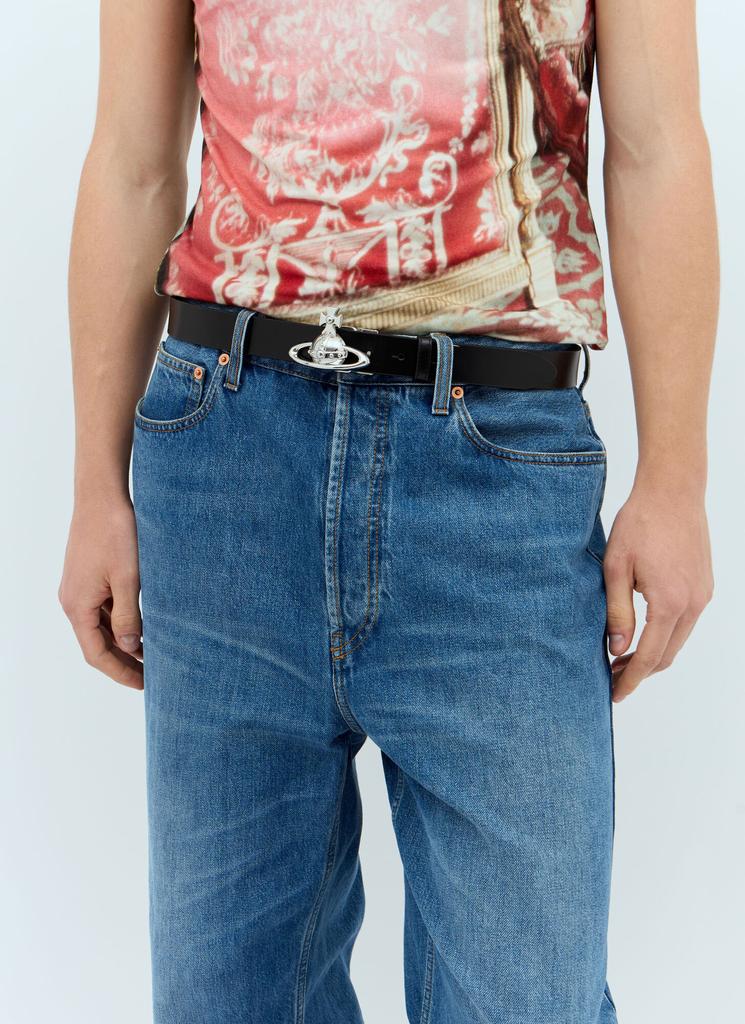 Vivienne Westwood Orb Buckle Leather Belt