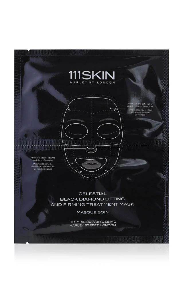 111SKIN 111SKIN Set-of-Five Celestial Black Diamond Lifting and Firming Face Masks - Moda Operandi 1