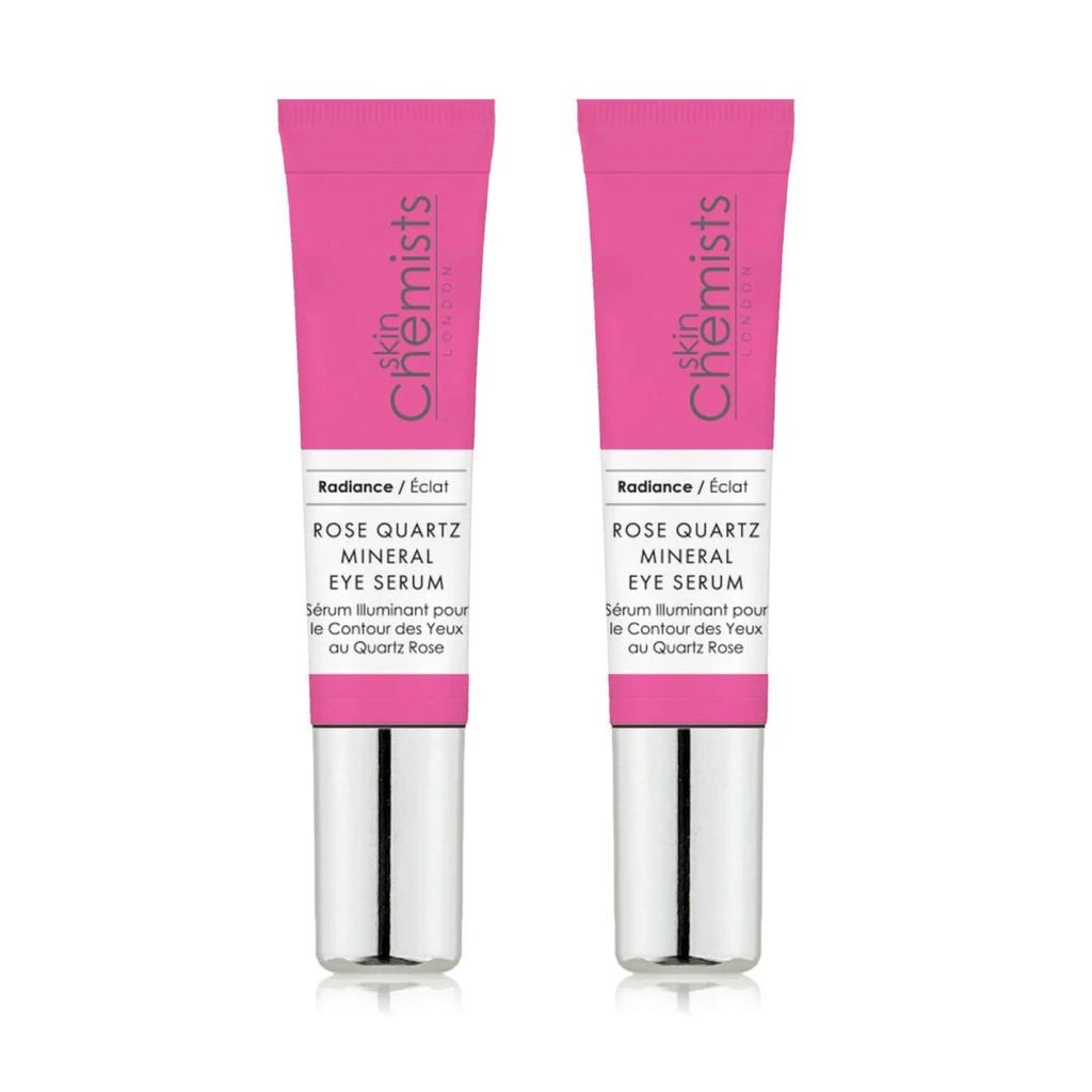 skinChemists Rose Quartz Mineral Eye Serum 15ml Twin Value Savings Pack 1