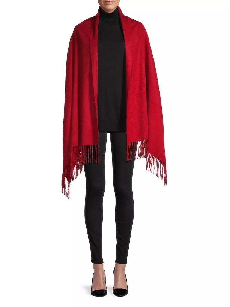 Sofia Cashmere Fringed Cashmere Wrap 1