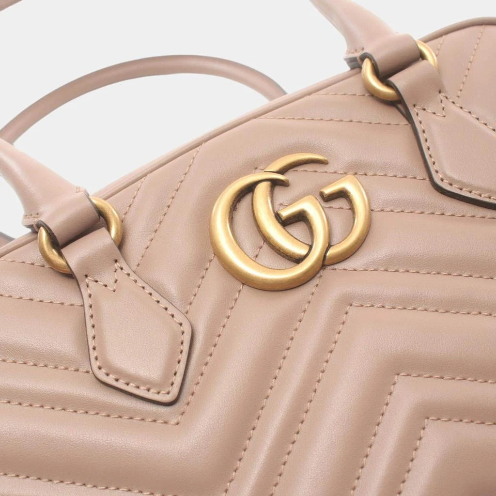 Gucci Gucci Pink Leather GG Marmont Small Bag 5