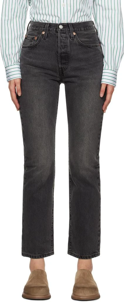 Levi's Black 501 Original Fit Jeans 1