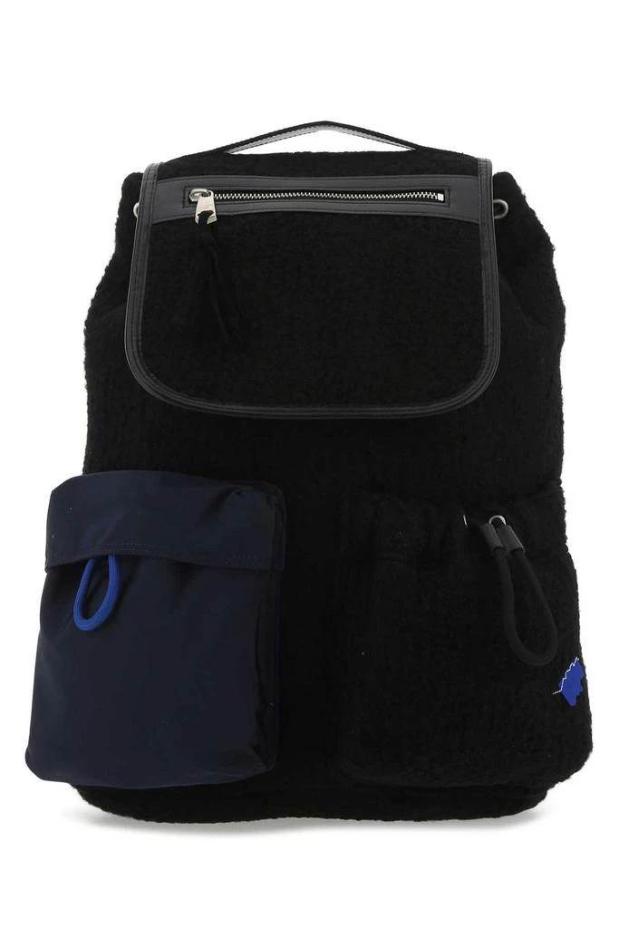 Ader Error Ader Error Logo Patch Panelled Boucle Backpack 1