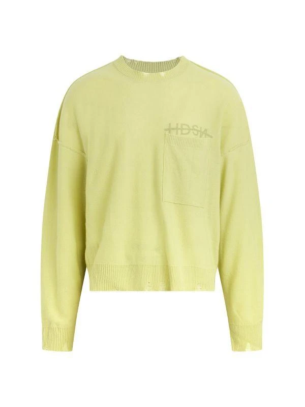 Hudson Cashmere-Blend Crewneck Sweater 4