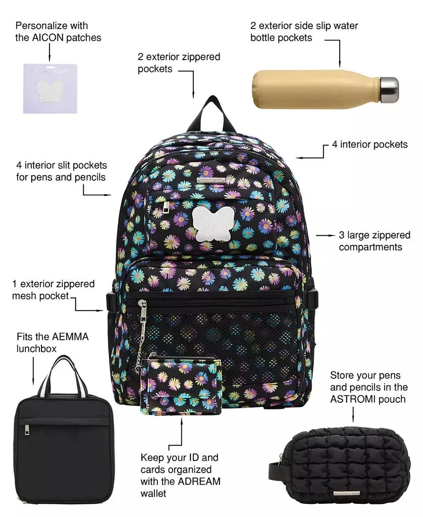 Madden Girl Abby Nylon Dome Backpack 7