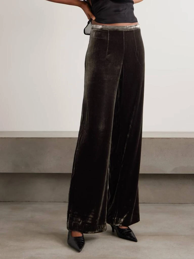 Le Kasha Le Kasha - San Polo Velvet Wide-leg Pants