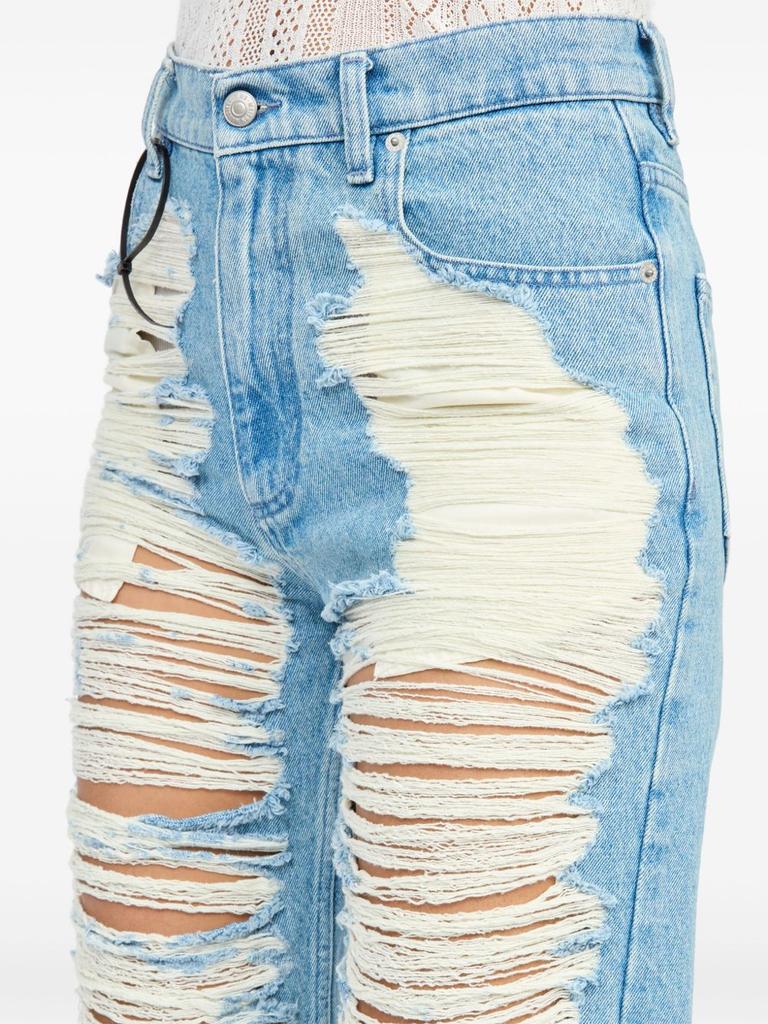 MM6 Mm6 Maison Margiela Women's Jeans Clear blue