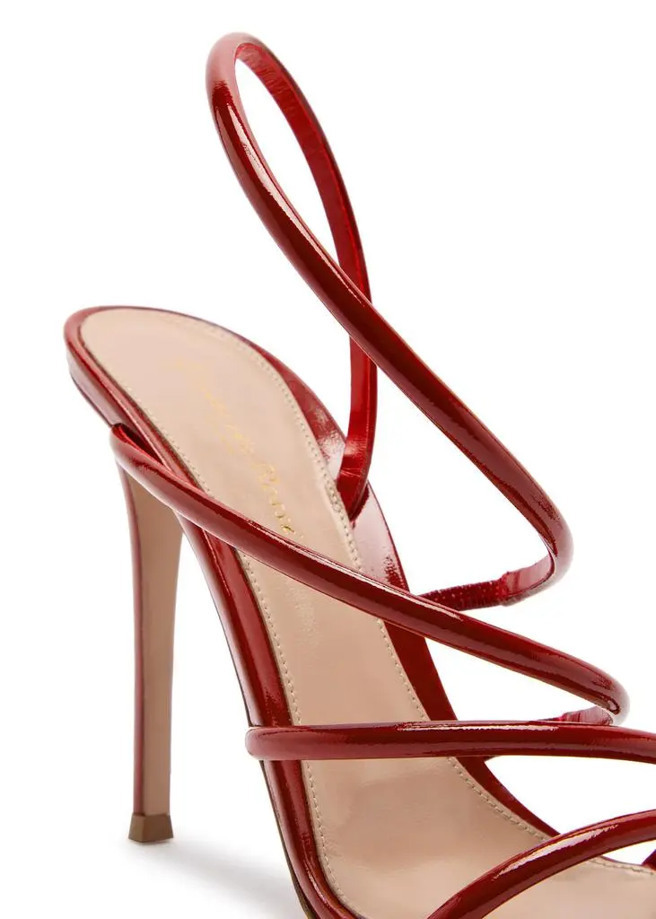 Gianvito Rossi Ettie 105 patent leather sandals 4