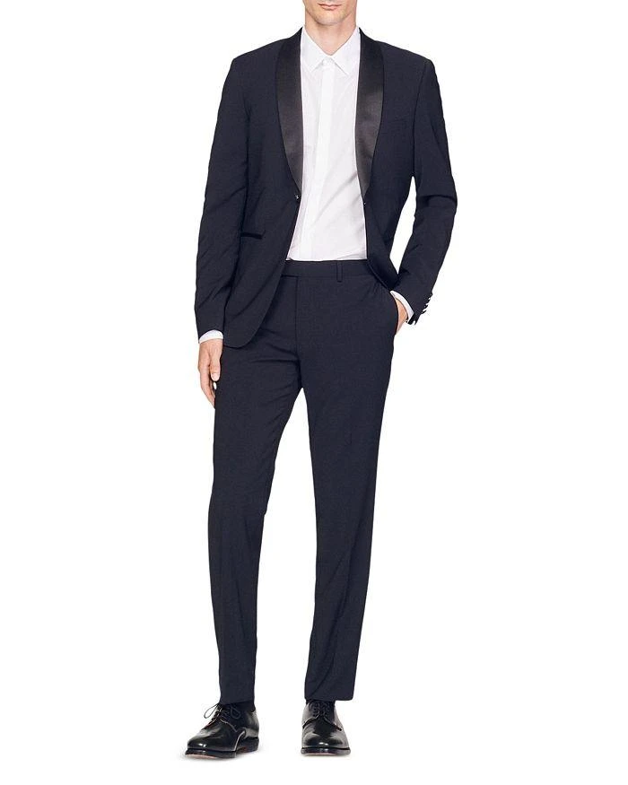 Sandro Tuxedo Wool Suit Pants 3