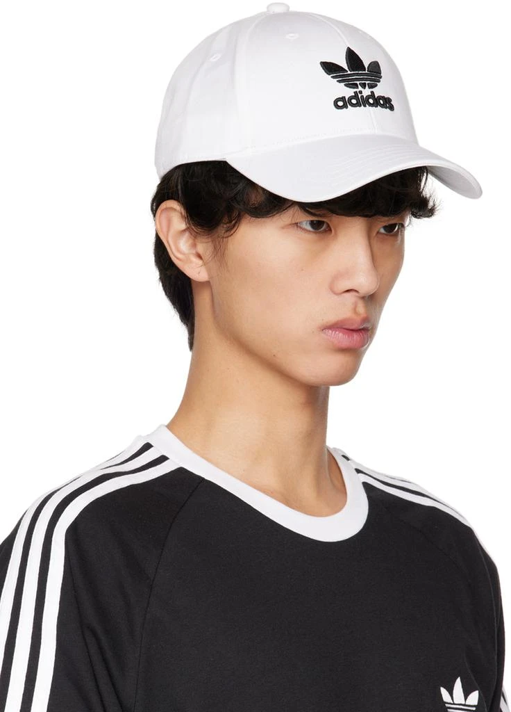 Adidas White Trefoil Cap 2