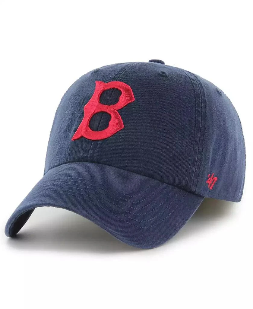 47 Brand Men's Navy Boston Red Sox Cooperstown Collection Franchise Fitted Hat 3