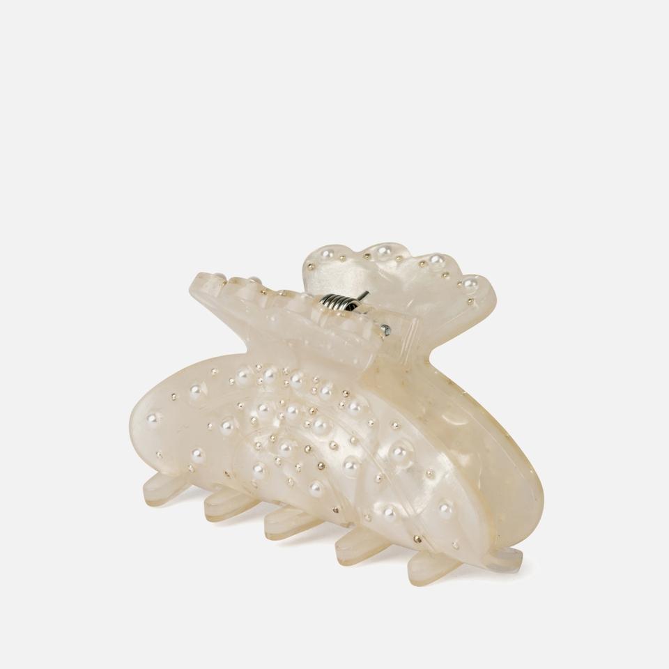 SUI AVA SUI AVA Women's Mini Helle Bright Pearly Hair Clip - Bright White