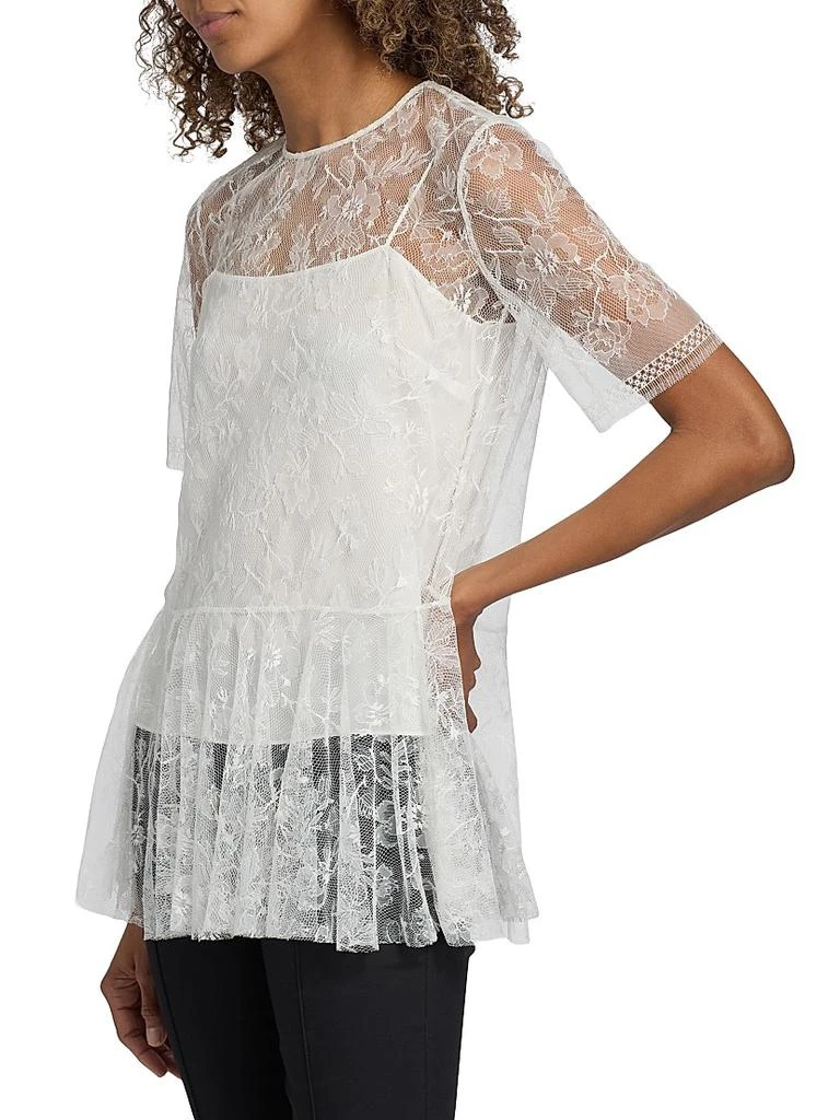 ADAM LIPPES Dido Chantilly Lace Top 4