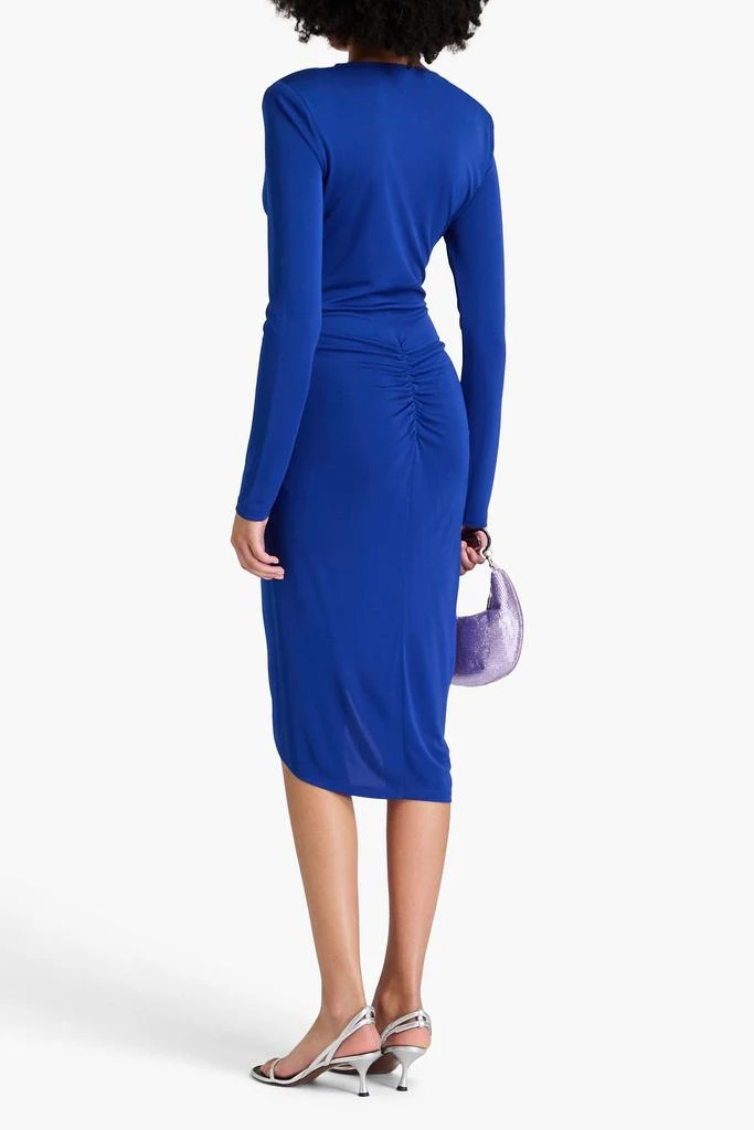 Diane von Furstenberg Magena ruched jersey dress 3