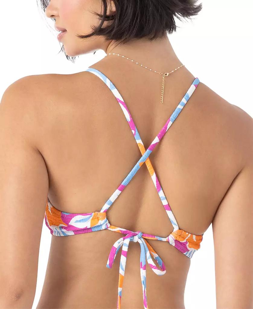 Roxy Juniors' Topanga Canyon Athletic Triangle Bikini Top