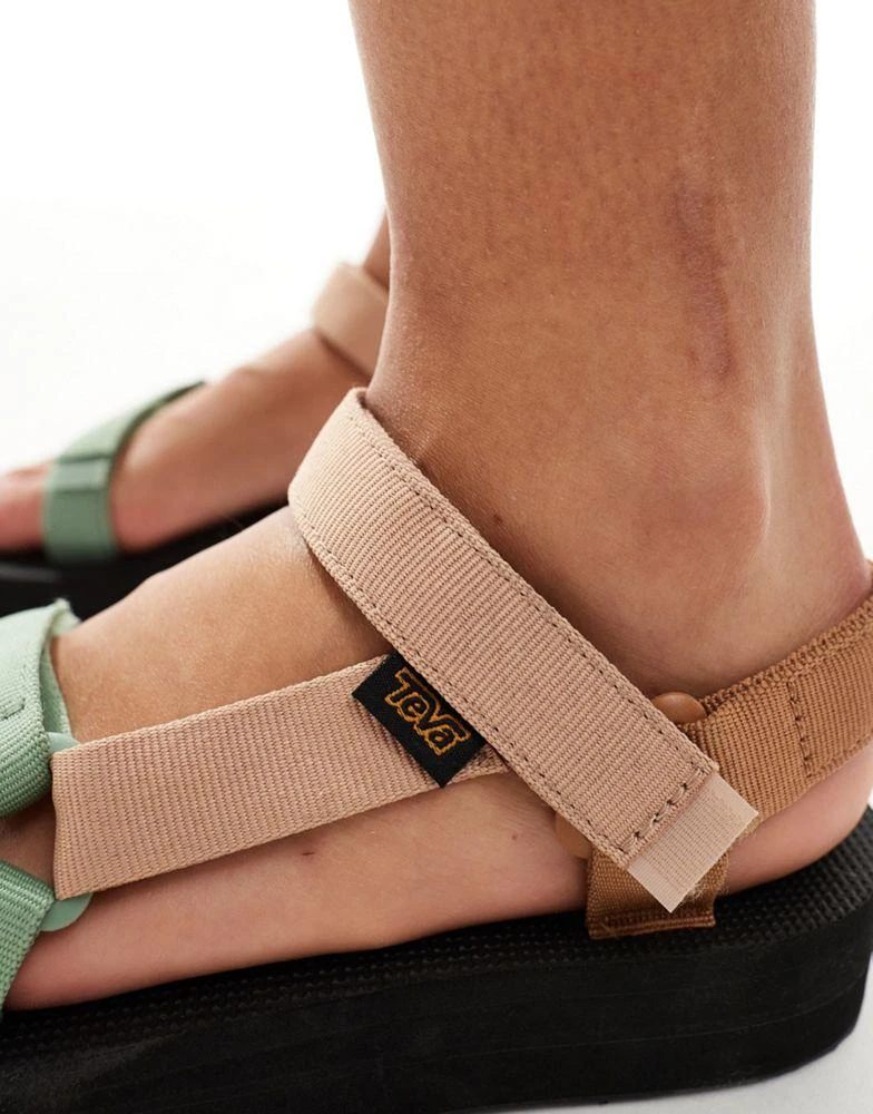 Teva Teva Universal midform chunky sandals in tan 3