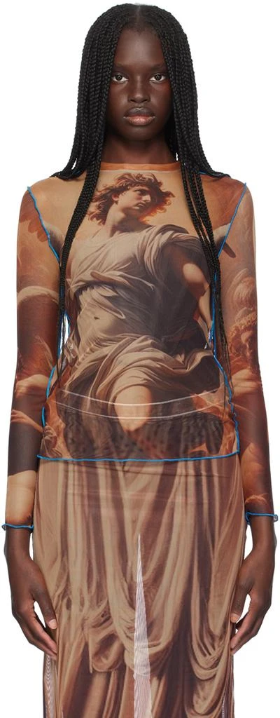 Rokh Multicolor Renaissance Mask Long Sleeve T-Shirt 1