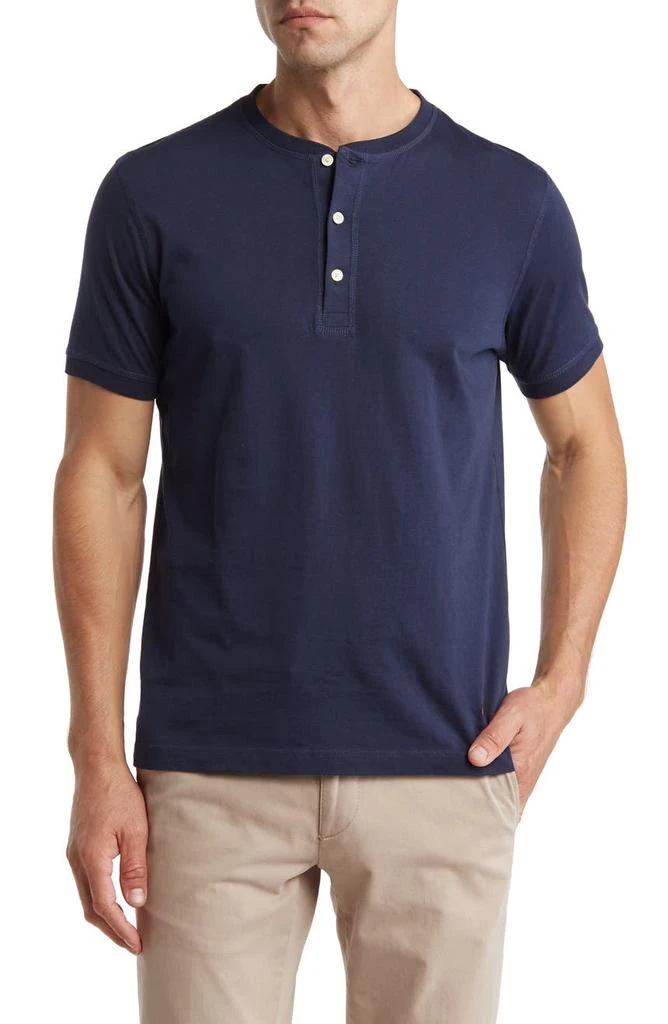 Brooks Brothers Short Sleeve Knit Henley T-Shirt 1