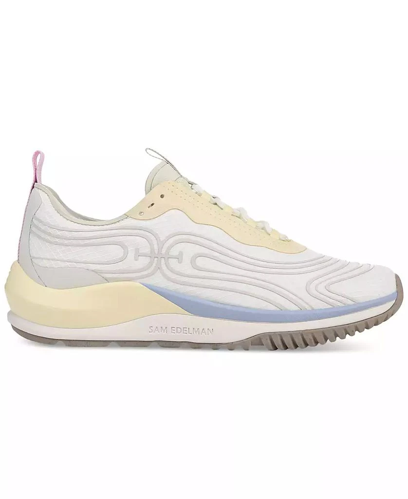 Sam Edelman Women
s Miles Mixed-Media Lace-Up Sneakers 6