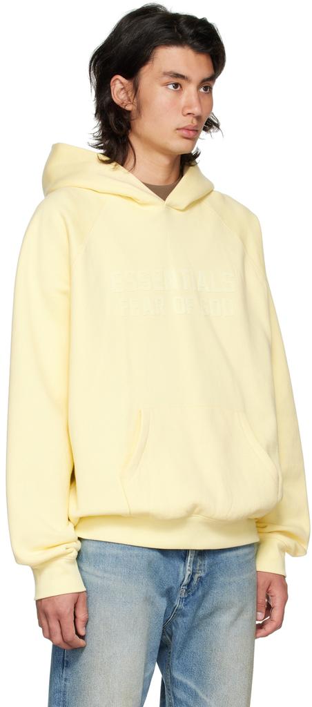 Fear of God ESSENTIALS Yellow Raglan Hoodie