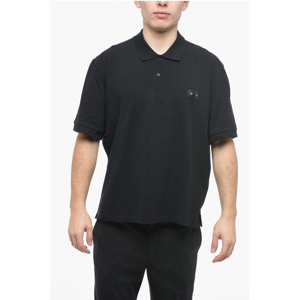 Neil Barrett Piquet Cotton PIERCED NIPPLE Loose Fit Men's Polo