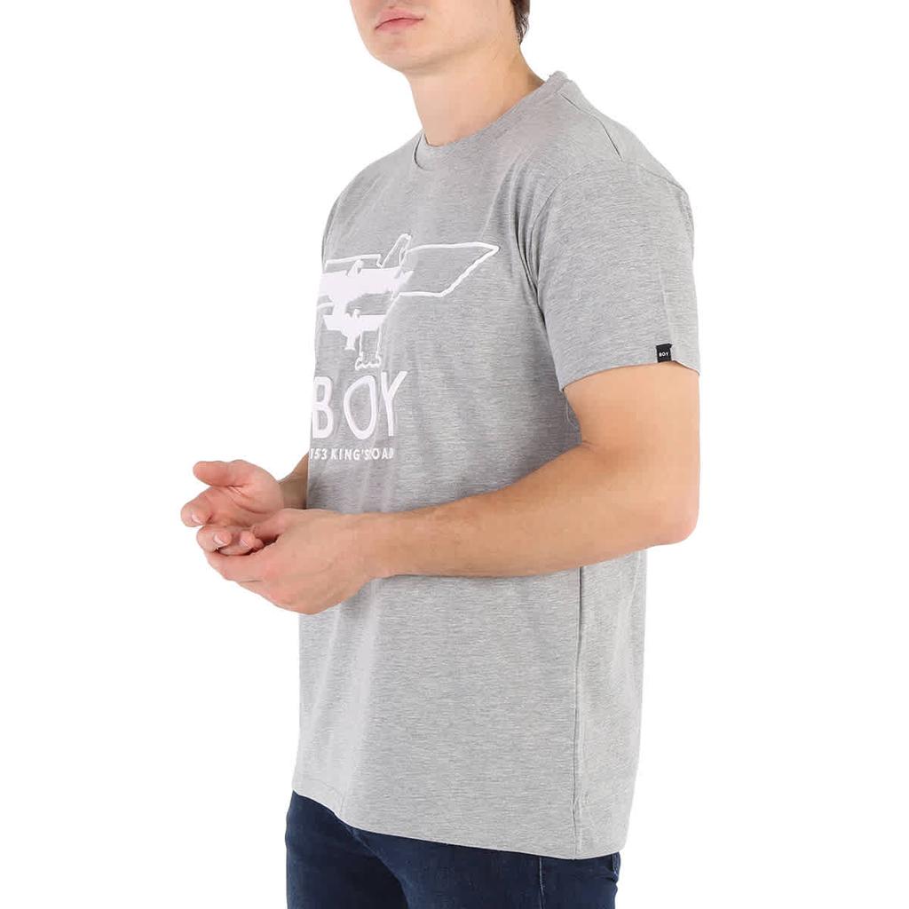 BOY LONDON Grey Cotton Boy Myriad Eagle T-shirt
