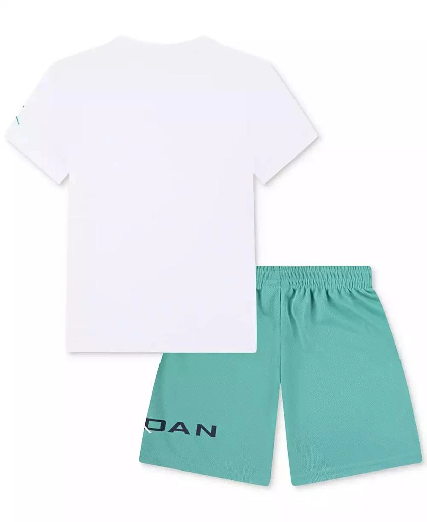 Jordan Little Boys 2-Piece MJ Baseline Mesh Shorts and T-Shirt Set 2