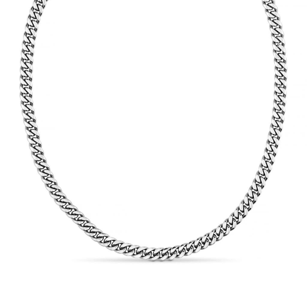 Orelia & Joe Chunky Flat Curb & Solid Clasp Necklace 4