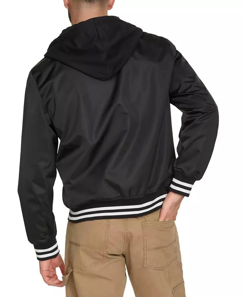 CHAMPION Men's Jersey Hood Varsity Bomber Jacket 2