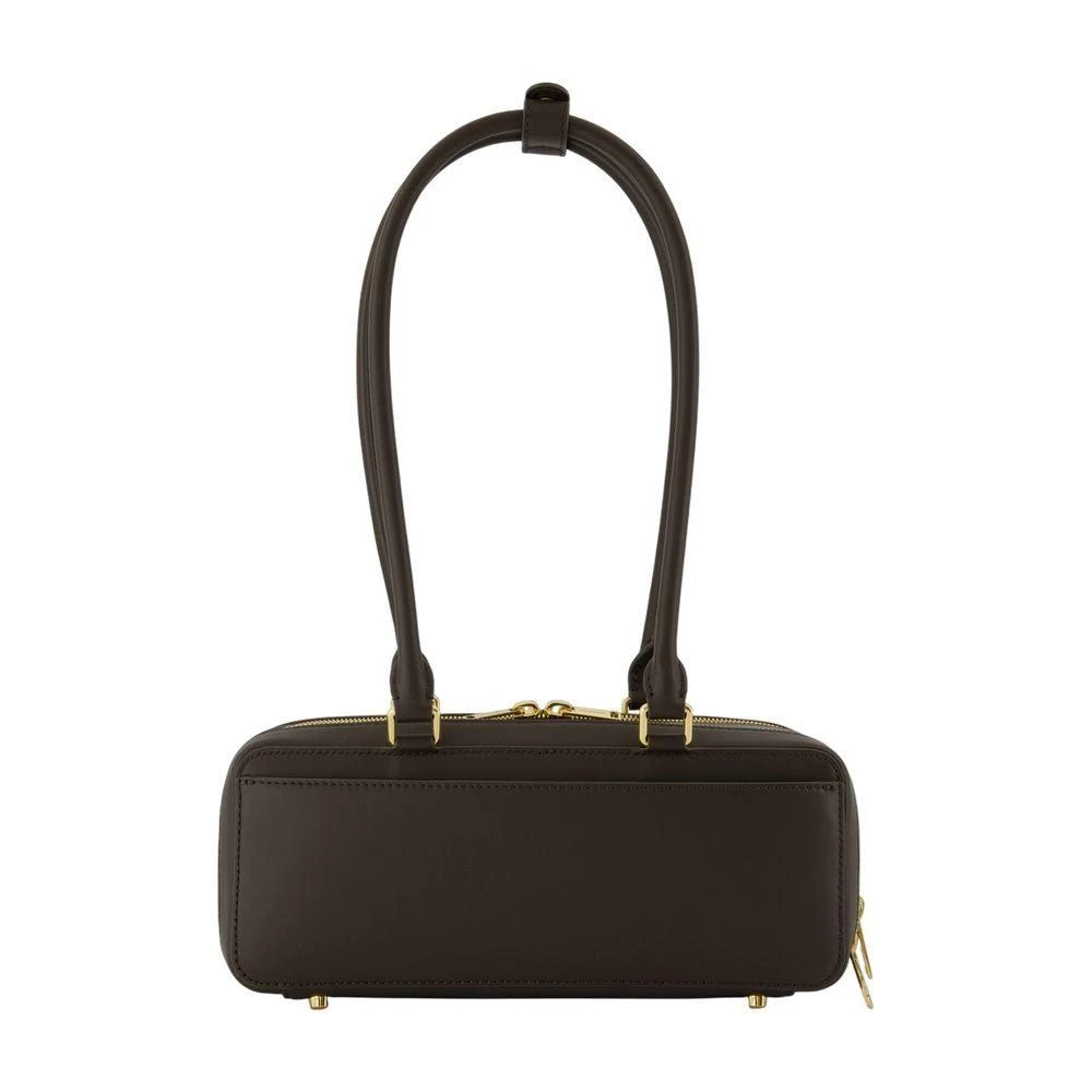 Self Portrait Baguette With Charm Shoulder Bag - Leather - Brown 3