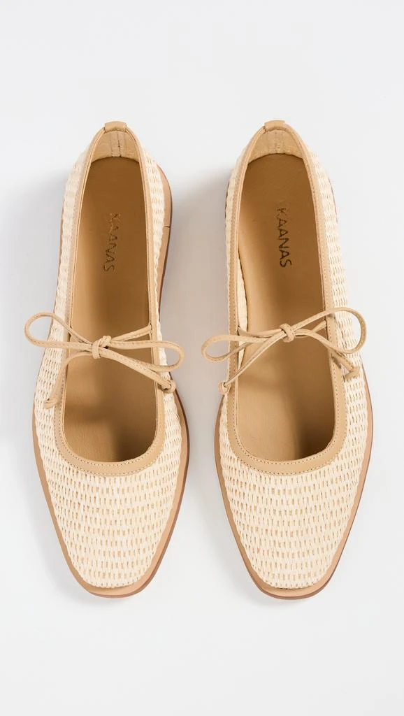 Kaanas Lexie Basketweave Ballerina Flats 4