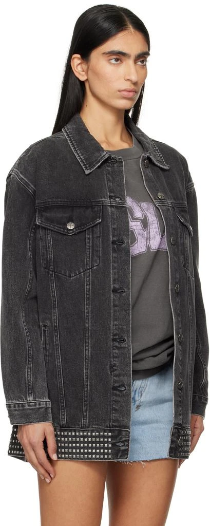 Ksubi Black Altar Phoenix Trucker Denim Jacket 2