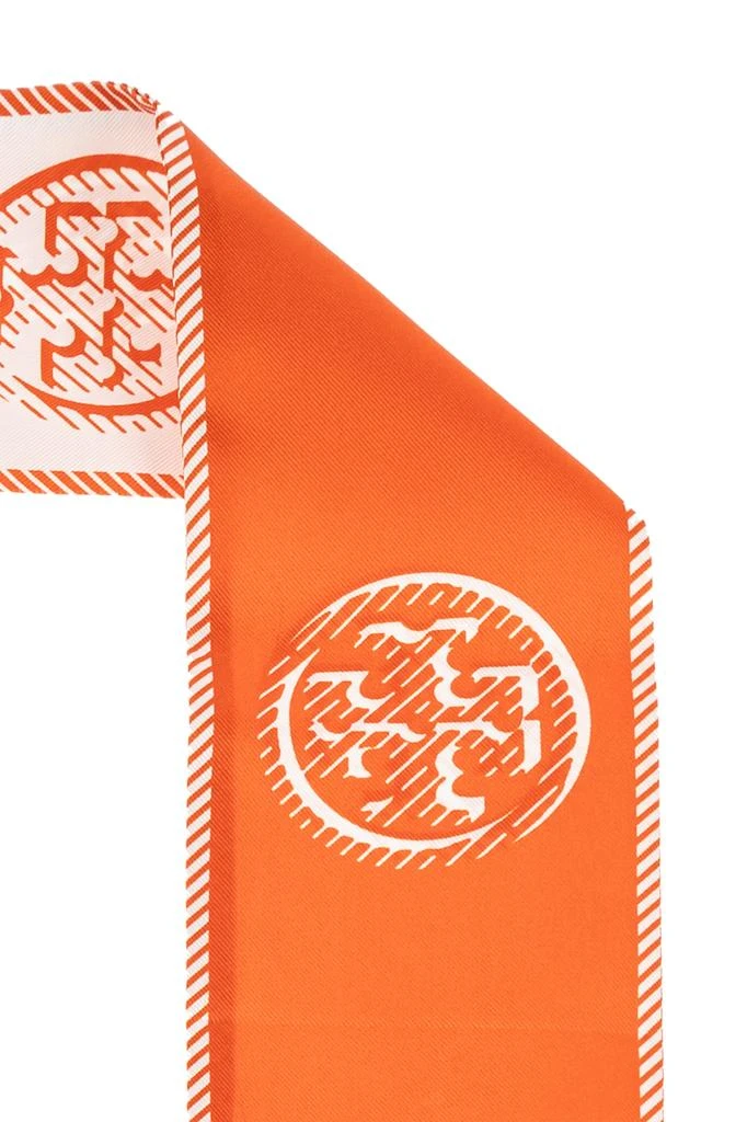 Tory Burch Silk scarf with logo 4