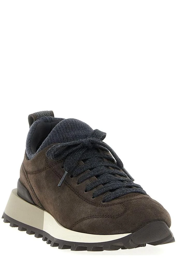 Brunello Cucinelli Brunello Cucinelli Knit Detailed Sneakers 2