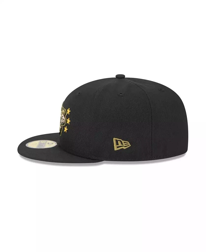 New Era Men's Black Oakland Athletics 2024 Armed Forces Day On-Field 59FIFTY Fitted Hat 4