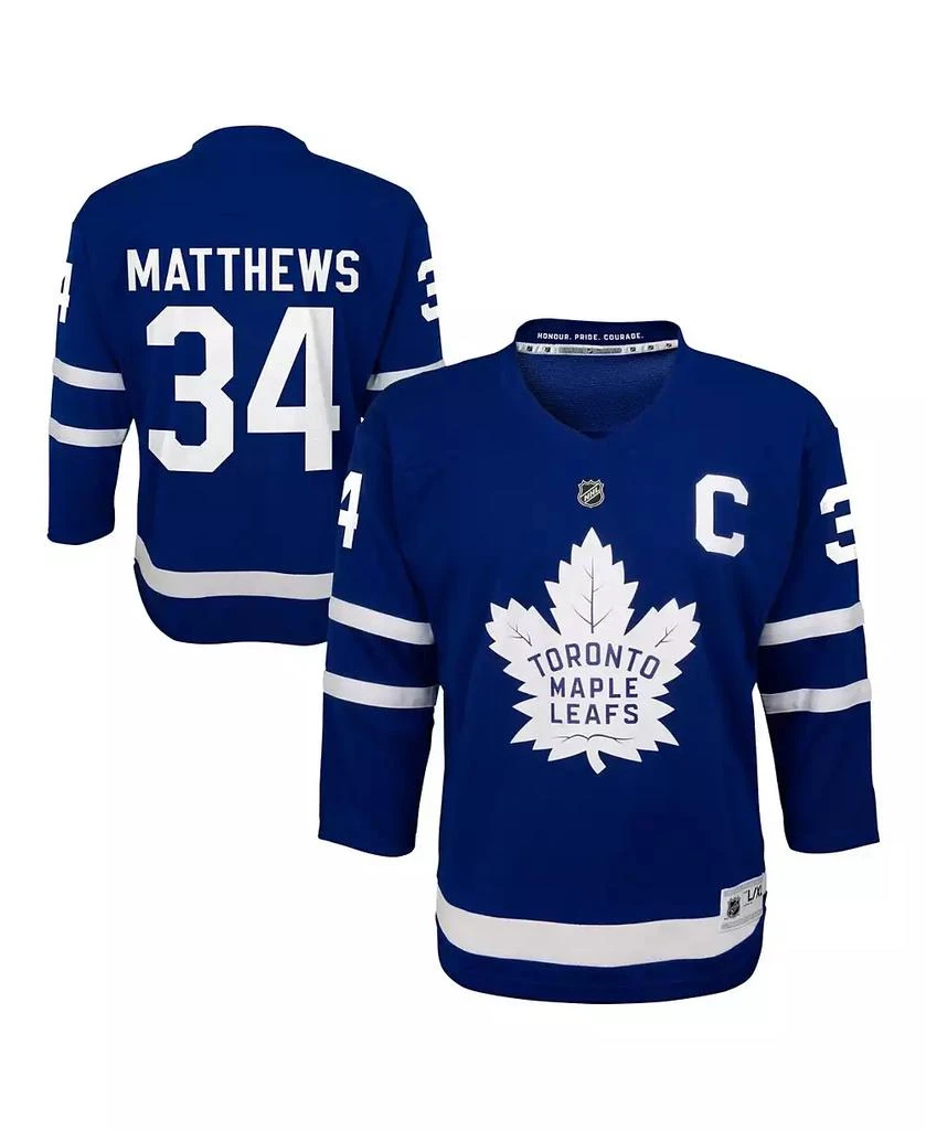 Outerstuff Preschool Auston Matthews Blue Toronto Maple Leaf's Replica Player Jersey 1