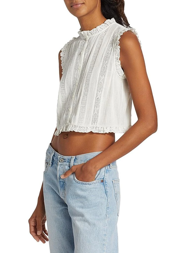 DÔEN Hallie Lace Crop Top 4